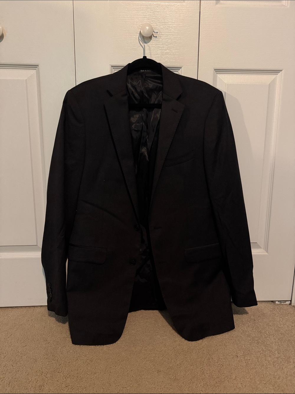 Calvin Klein Black Two-Button Men's Blazer